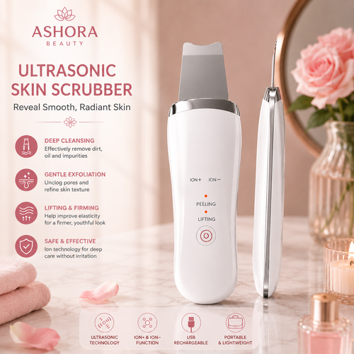 Espátula de limpieza facial ultrasónica