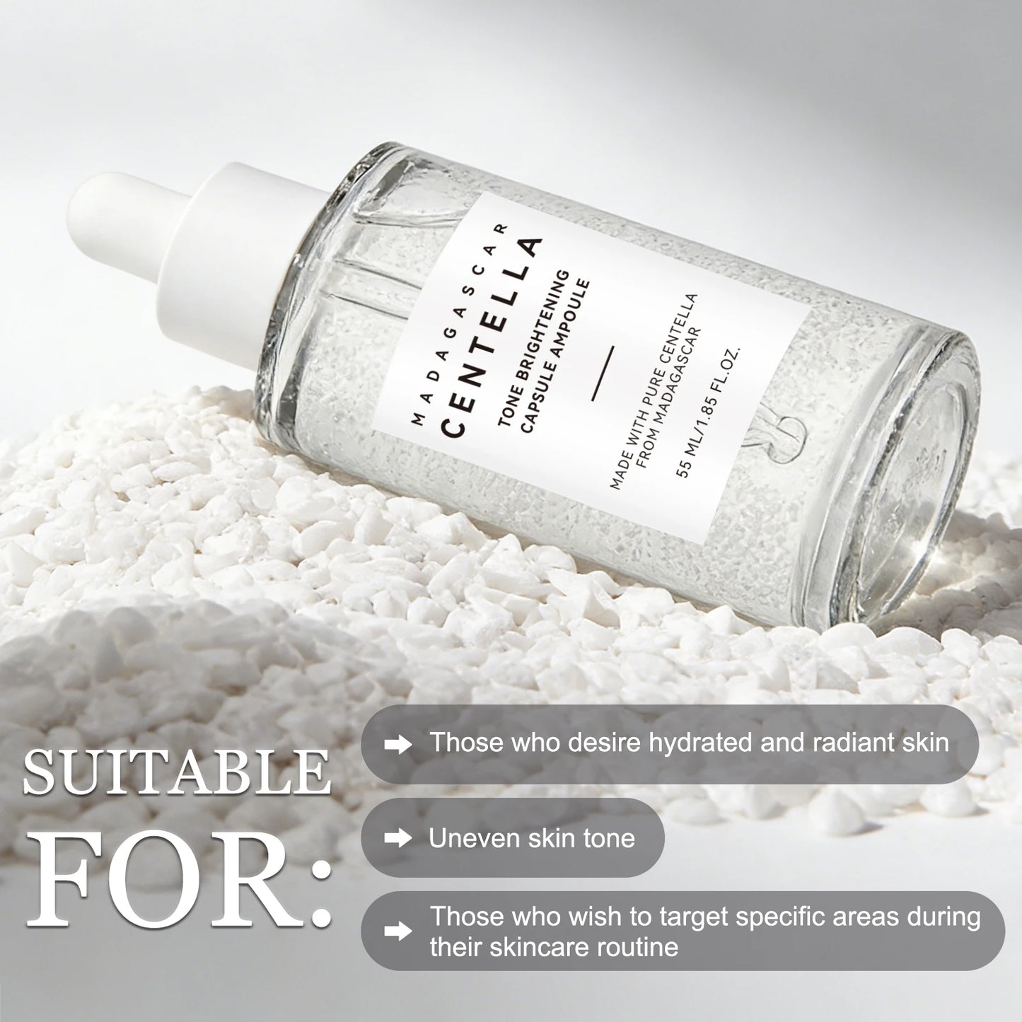 Centella & Niacinamide Radiance Ampoule — Brighten, Soothe & Hydrate