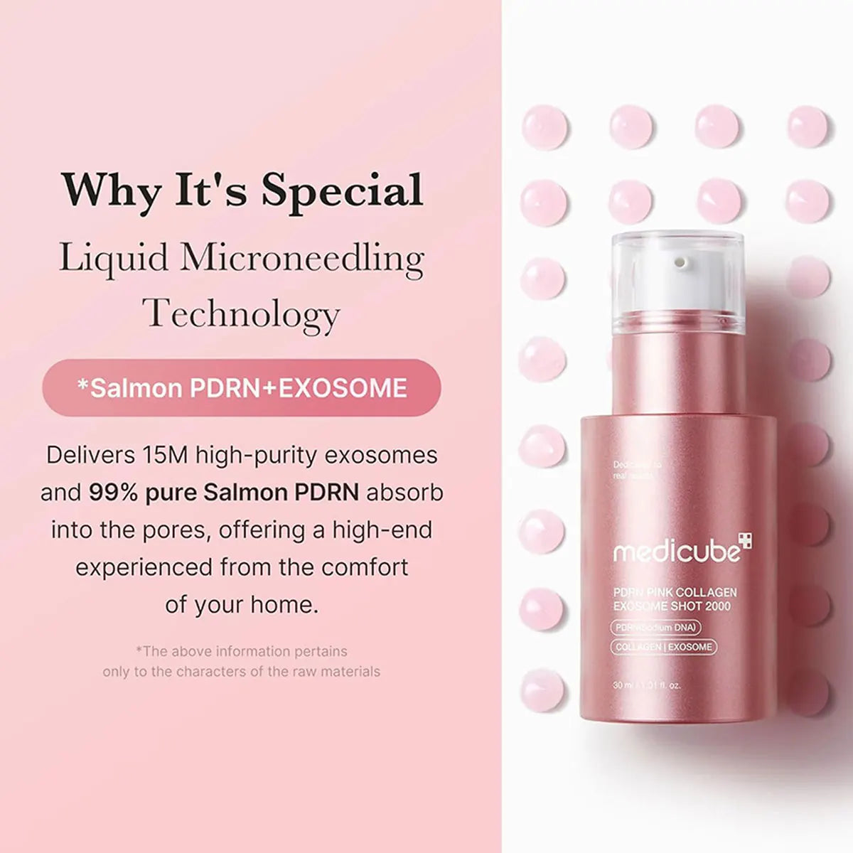 PDRN Pink Collagen Exosome Serum — Lightweight Anti-Aging Shot