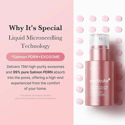 PDRN Pink Collagen Exosome Serum — Lightweight Anti-Aging Shot