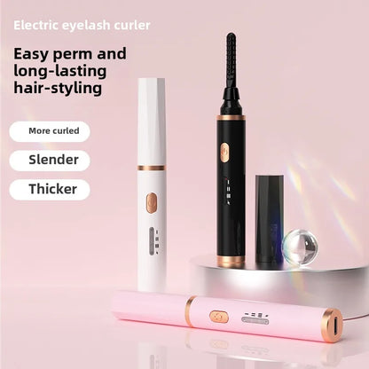 Portable Heated Electric Eyelash Curler USB Rechargeable