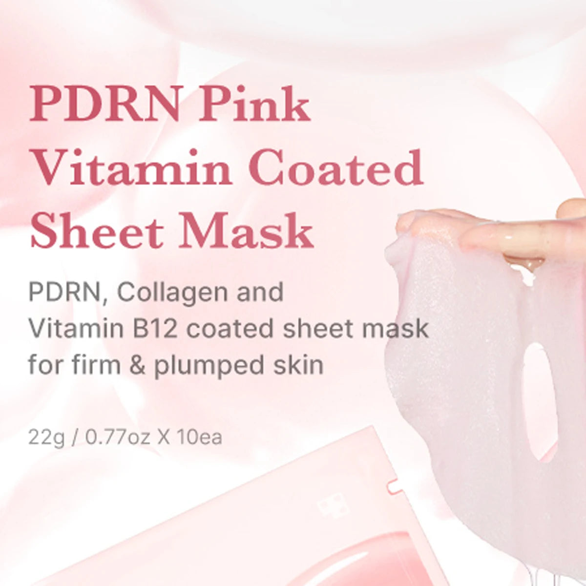 PDRN Salmon Glow Sheet Mask Set — 10 Hydrogel Masks