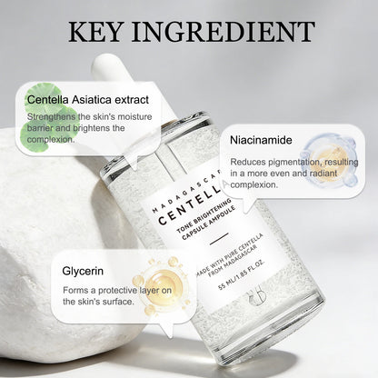 Centella & Niacinamide Radiance Ampoule — Brighten, Soothe & Hydrate