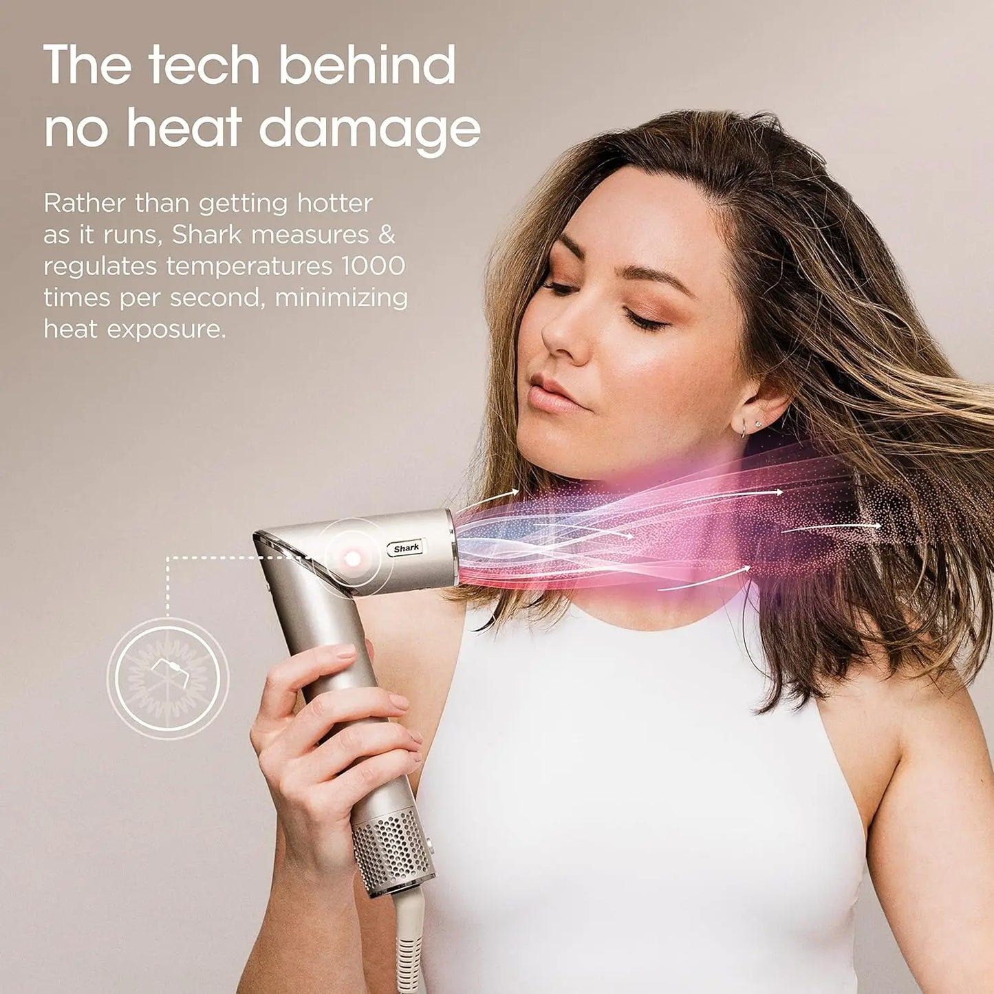 Shark Flexstyle HD430 Negative Ion Hair Dryer 5-in-1 Multi-function Automatic Hair Curler