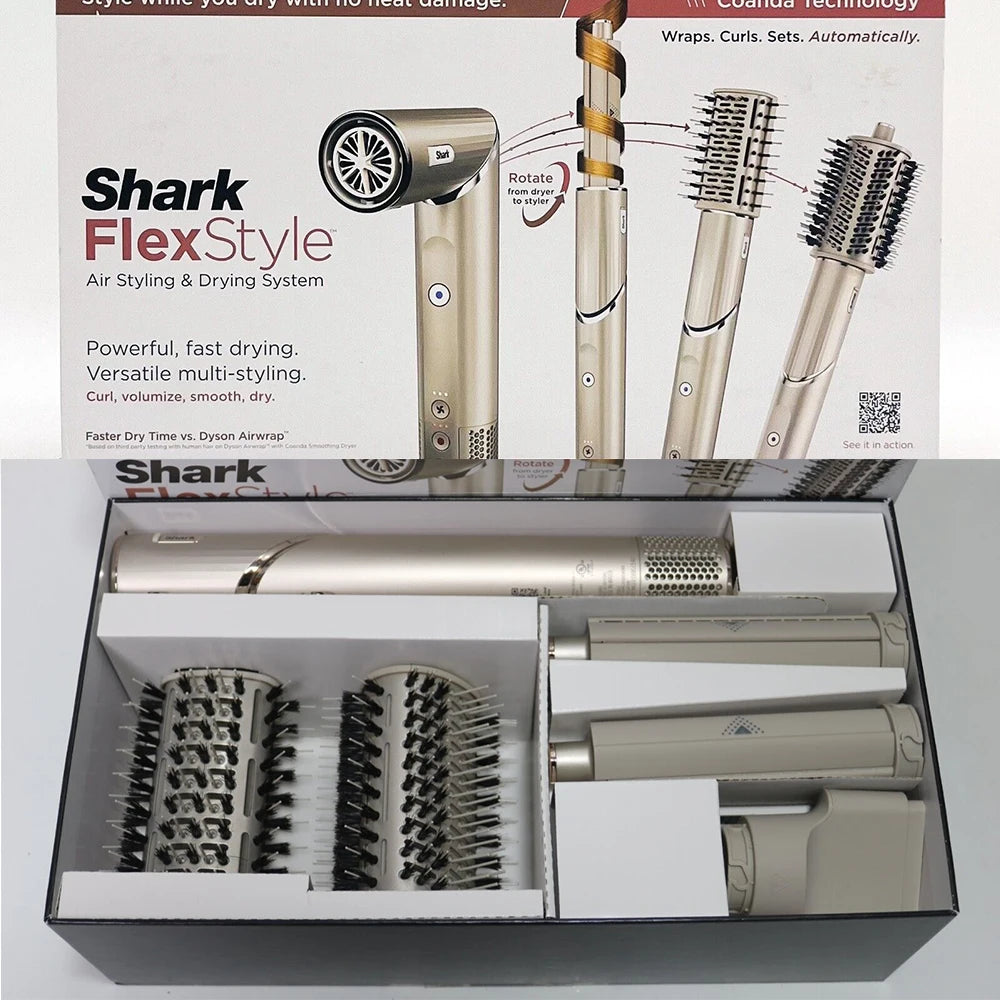 Shark Flexstyle HD430 Negative Ion Hair Dryer 5-in-1 Multi-function Automatic Hair Curler