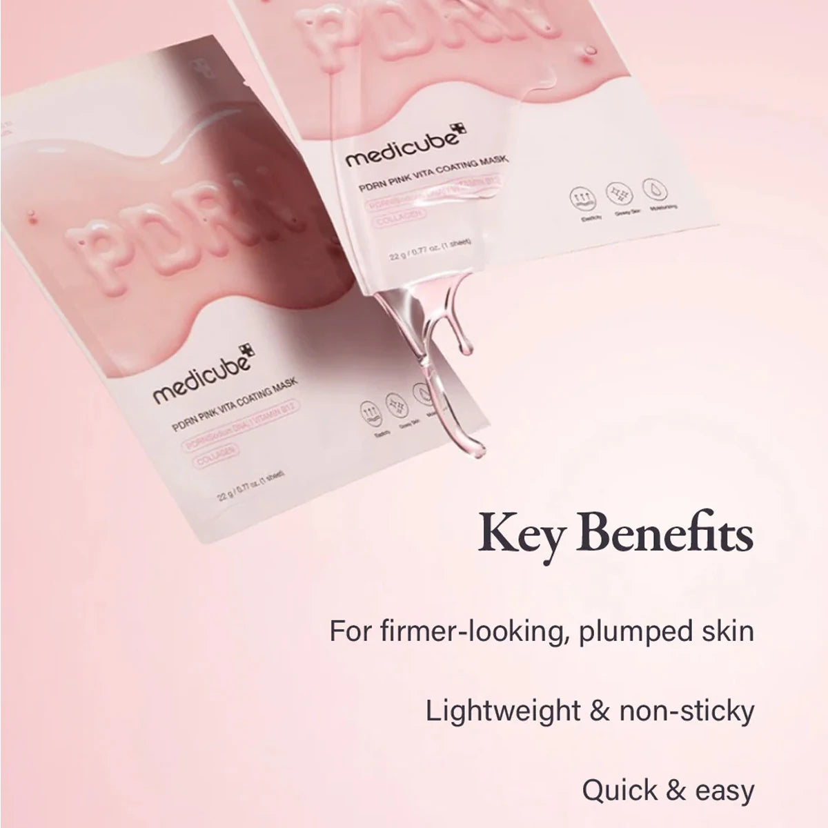 PDRN Salmon Glow Sheet Mask Set — 10 Hydrogel Masks