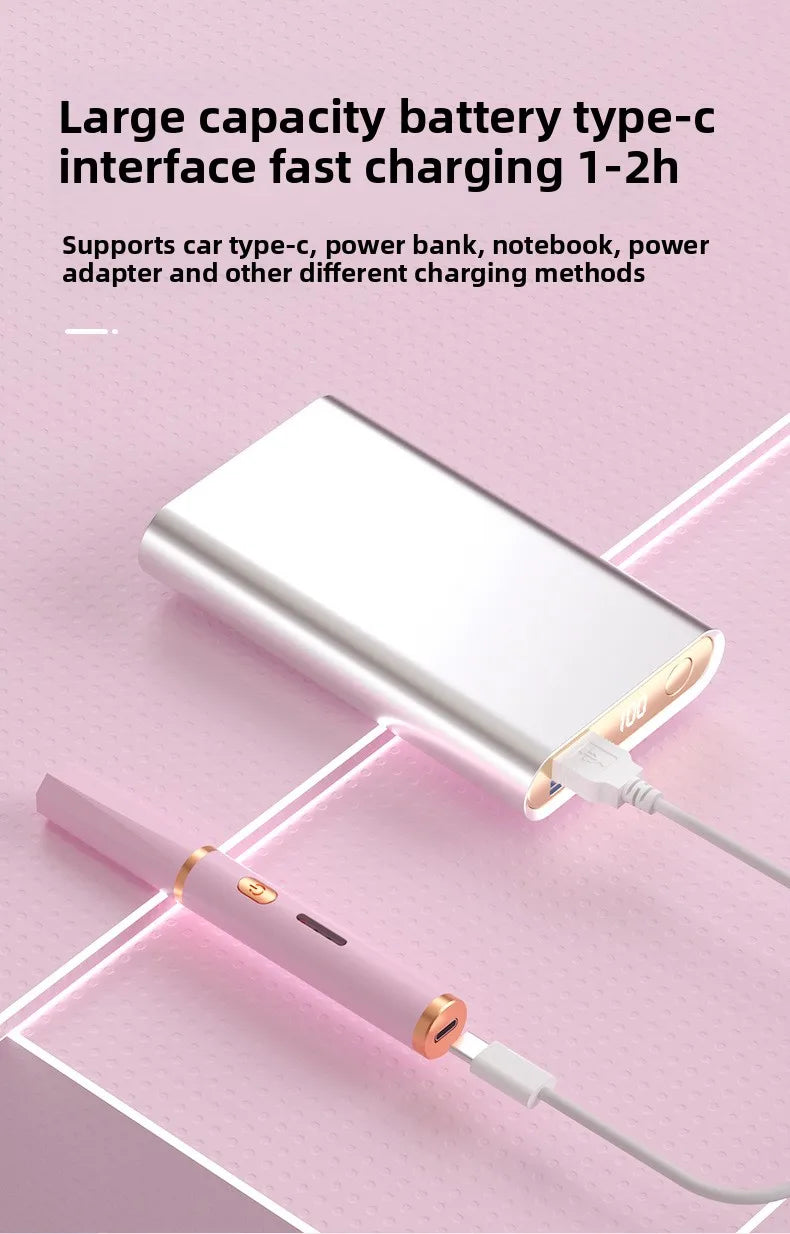 Portable Heated Electric Eyelash Curler USB Rechargeable