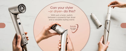Shark Flexstyle HD430 Negative Ion Hair Dryer 5-in-1 Multi-function Automatic Hair Curler