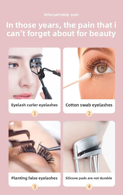 Portable Heated Electric Eyelash Curler USB Rechargeable