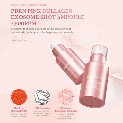 PDRN Pink Collagen Exosome Serum — Lightweight Anti-Aging Shot
