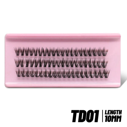 Natural Cluster Eyelash Extensions Mixed Tray 320 Pcs