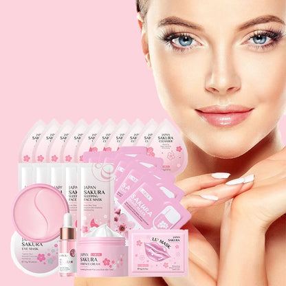 Sakura Full Ritual Collection — 24-Piece Complete Skincare Set