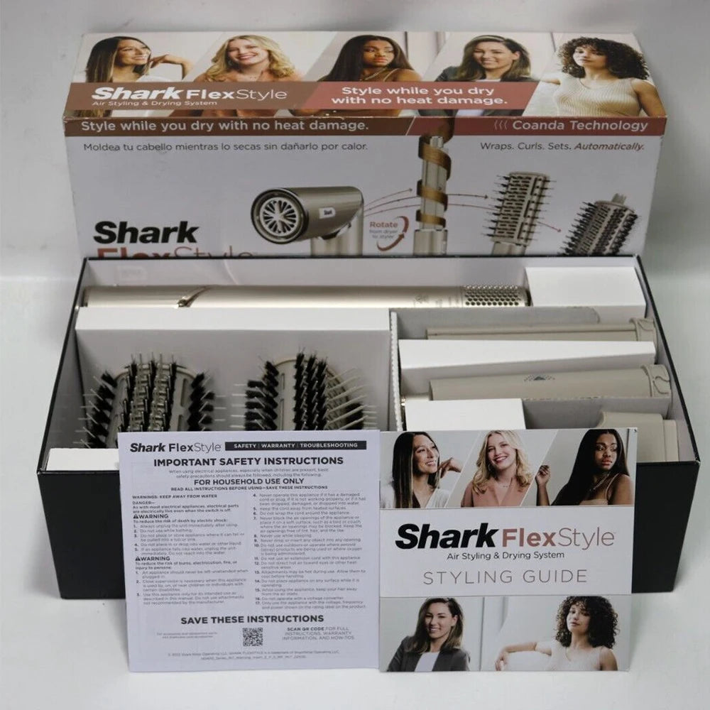 Shark Flexstyle HD430 Negative Ion Hair Dryer 5-in-1 Multi-function Automatic Hair Curler