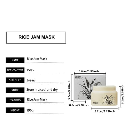 Korean Rice Jam Radiance Mask — Deep Cleanse, Brighten & Firm