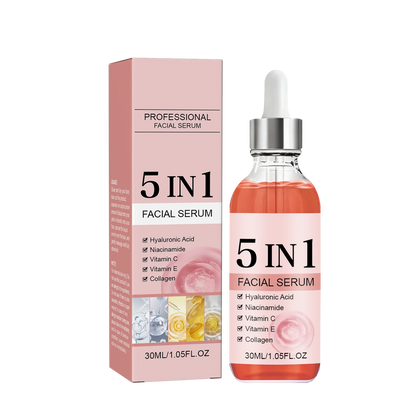 5-in-1 Rice & Vitamin C Brightening Essence — Anti-Aging Dark Spot Corrector