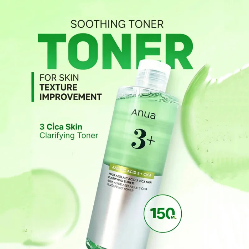 Korean CICA Clarifying Daily Toner — Soothing, Clear & Balanced Skin