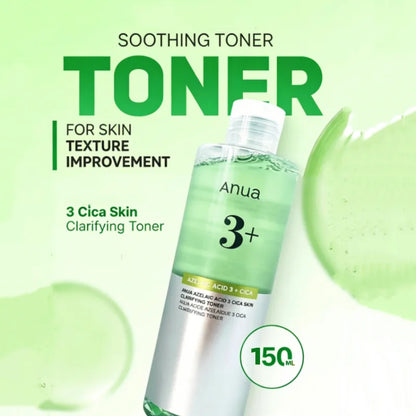 Korean CICA Clarifying Daily Toner — Soothing, Clear & Balanced Skin