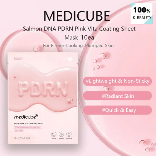 PDRN Salmon Glow Sheet Mask Set — 10 Hydrogel Masks