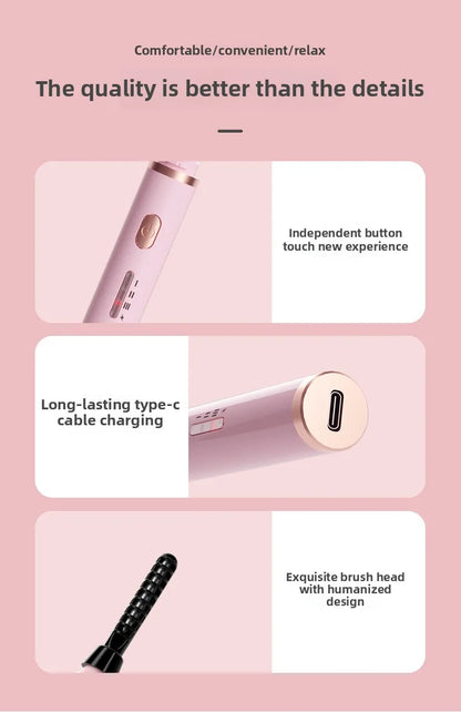 Portable Heated Electric Eyelash Curler USB Rechargeable