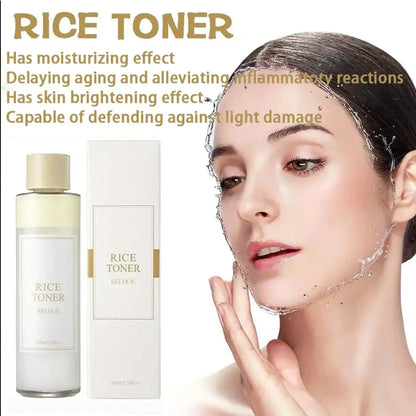 Rice & Niacinamide Brightening Toner — Firm, Soothe & Glow