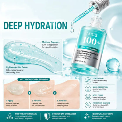 Hyaluronic Acid Glass Skin Serum — Deep Hydration & Radiant Glow