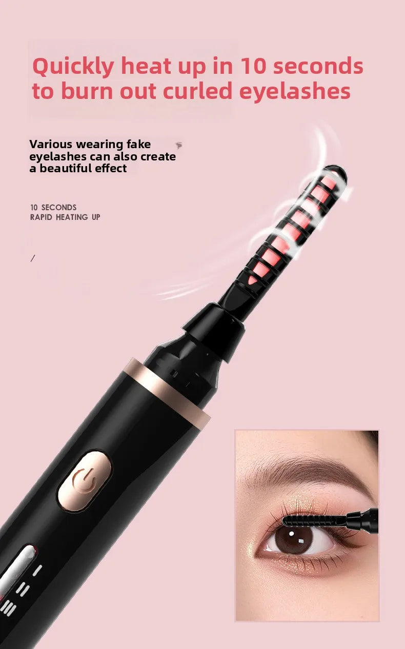 Portable Heated Electric Eyelash Curler USB Rechargeable