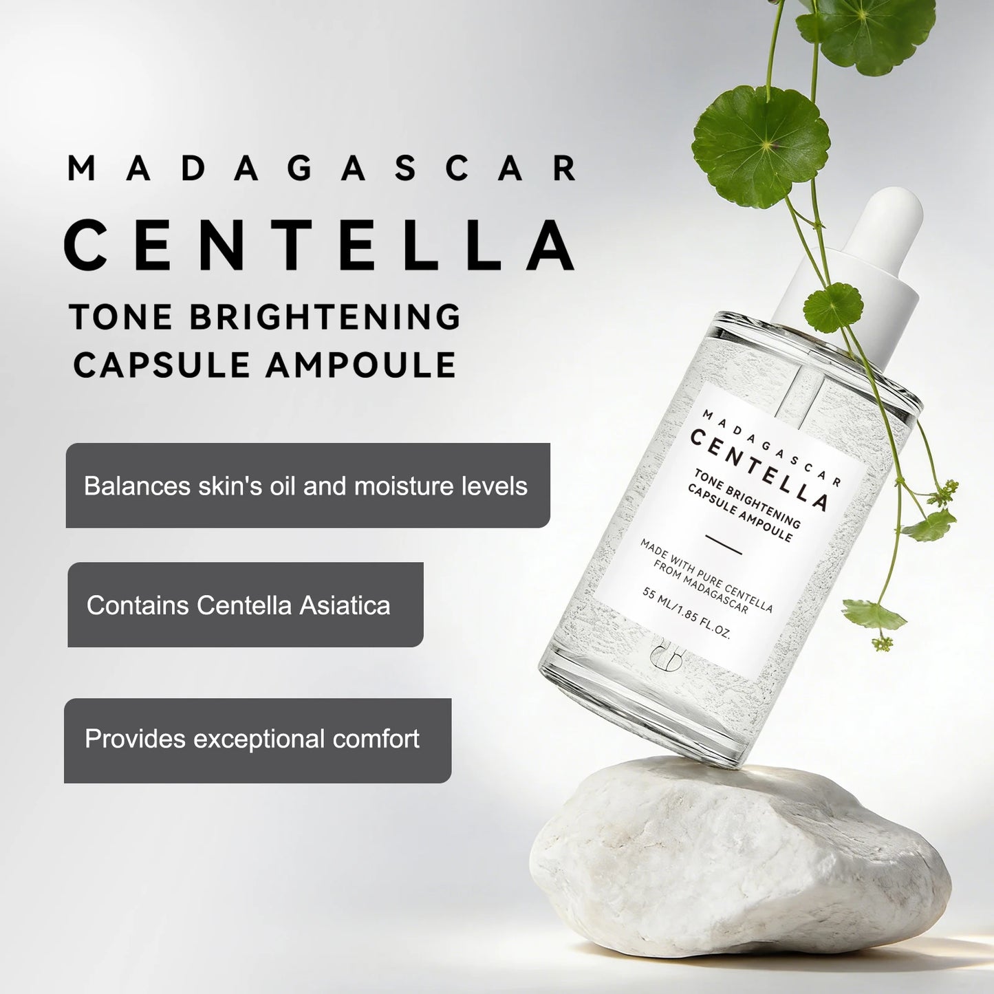 Centella & Niacinamide Radiance Ampoule — Brighten, Soothe & Hydrate