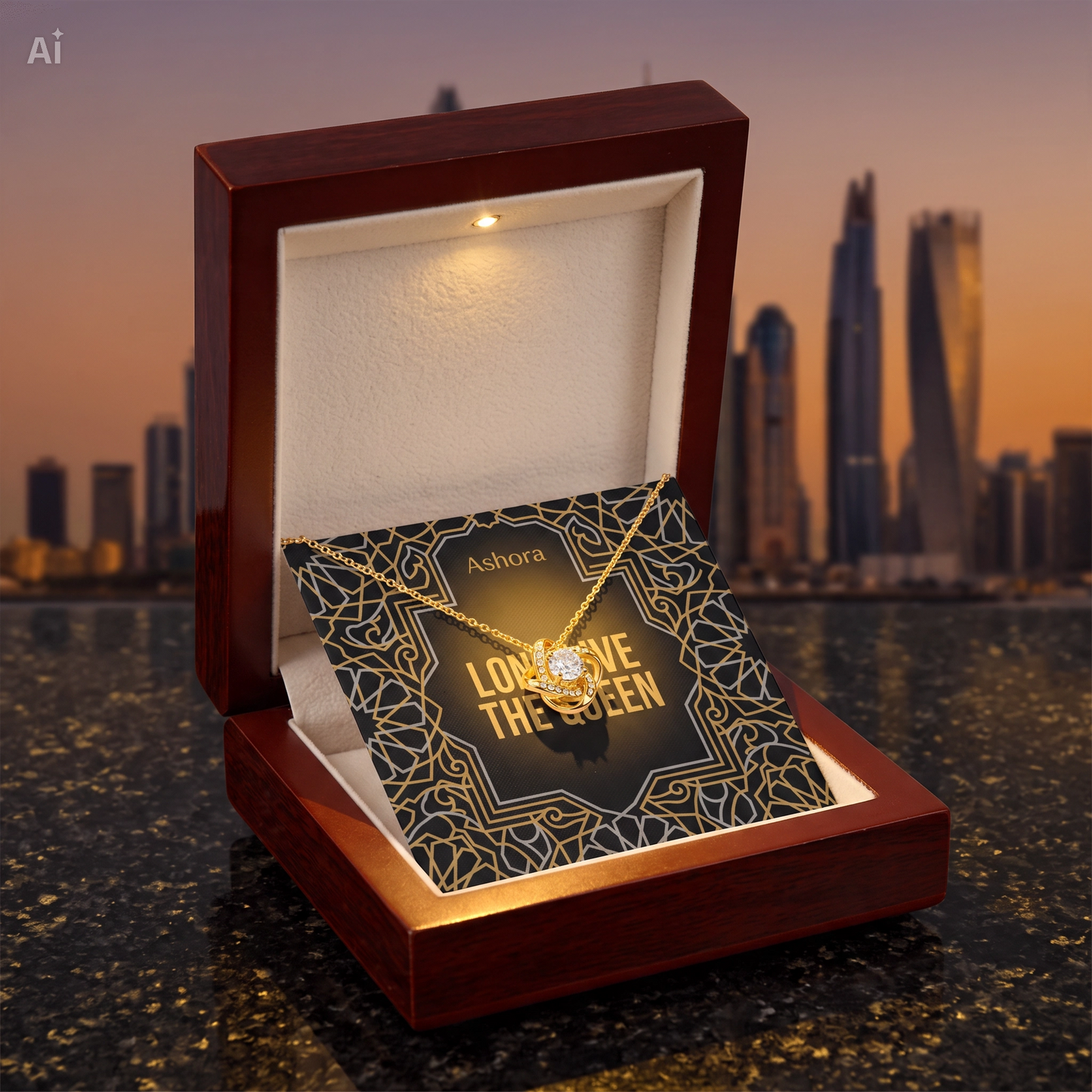 Long live the queen Necklace - Version Doha
