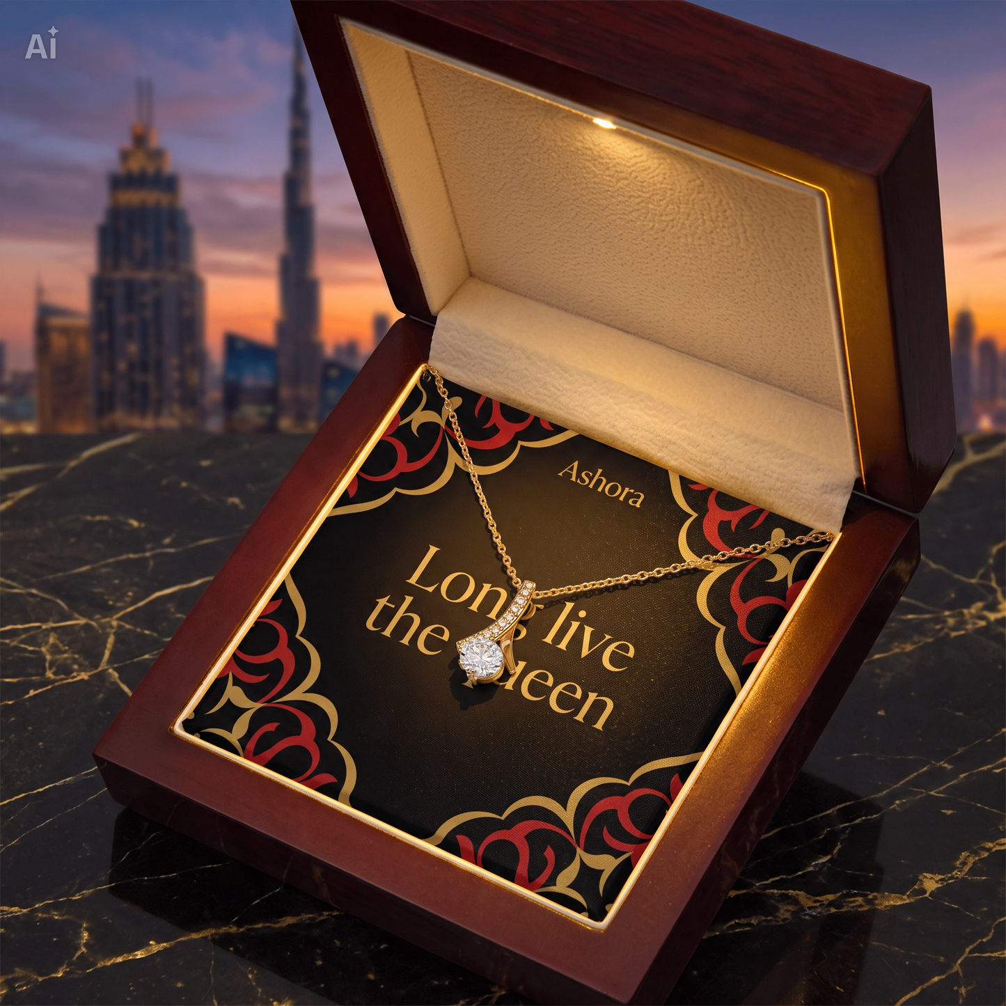 Long live the queen Necklace - Version Riadh