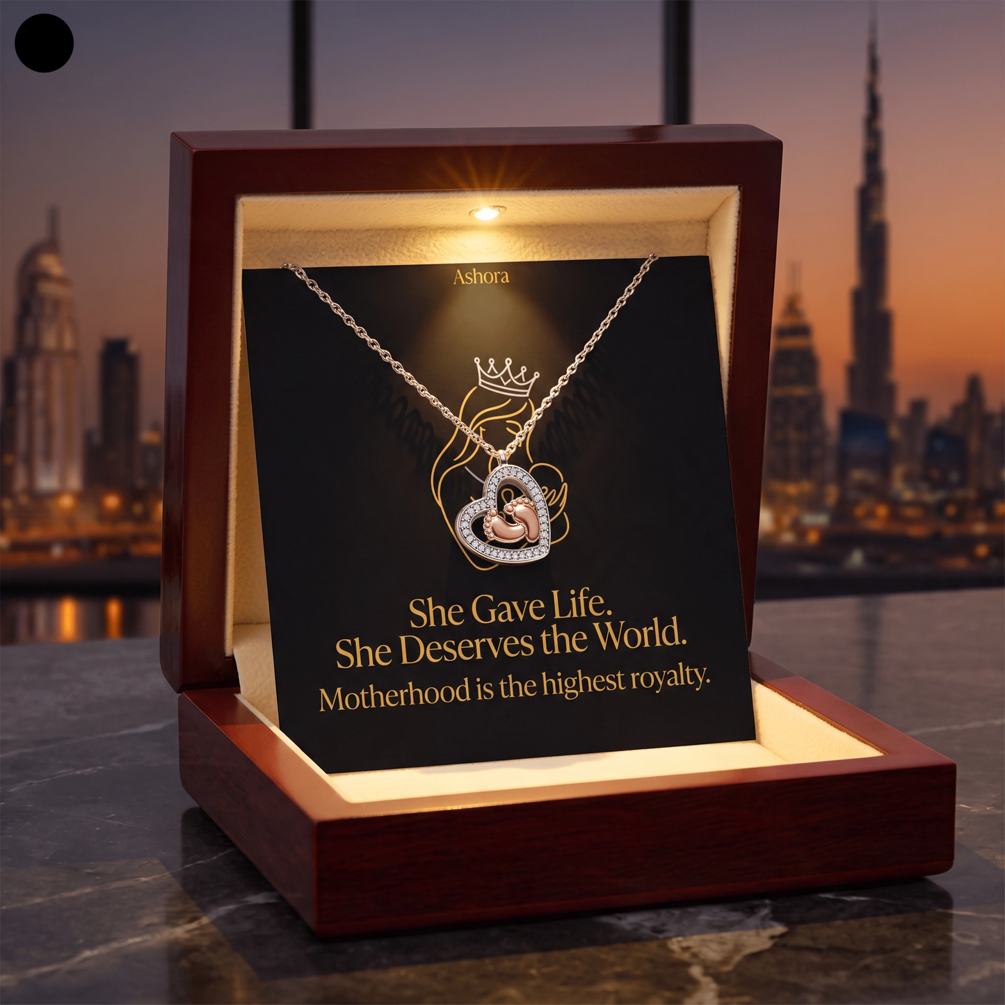 Long live the queen Necklace - Version Motherhood