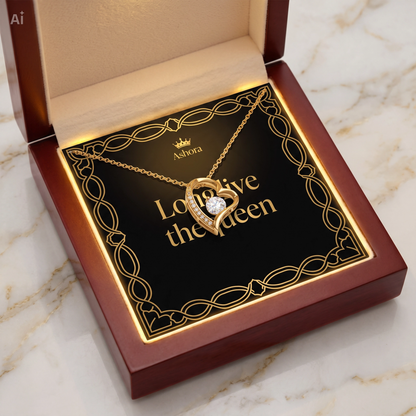 Long live the queen Necklace - Version My heart