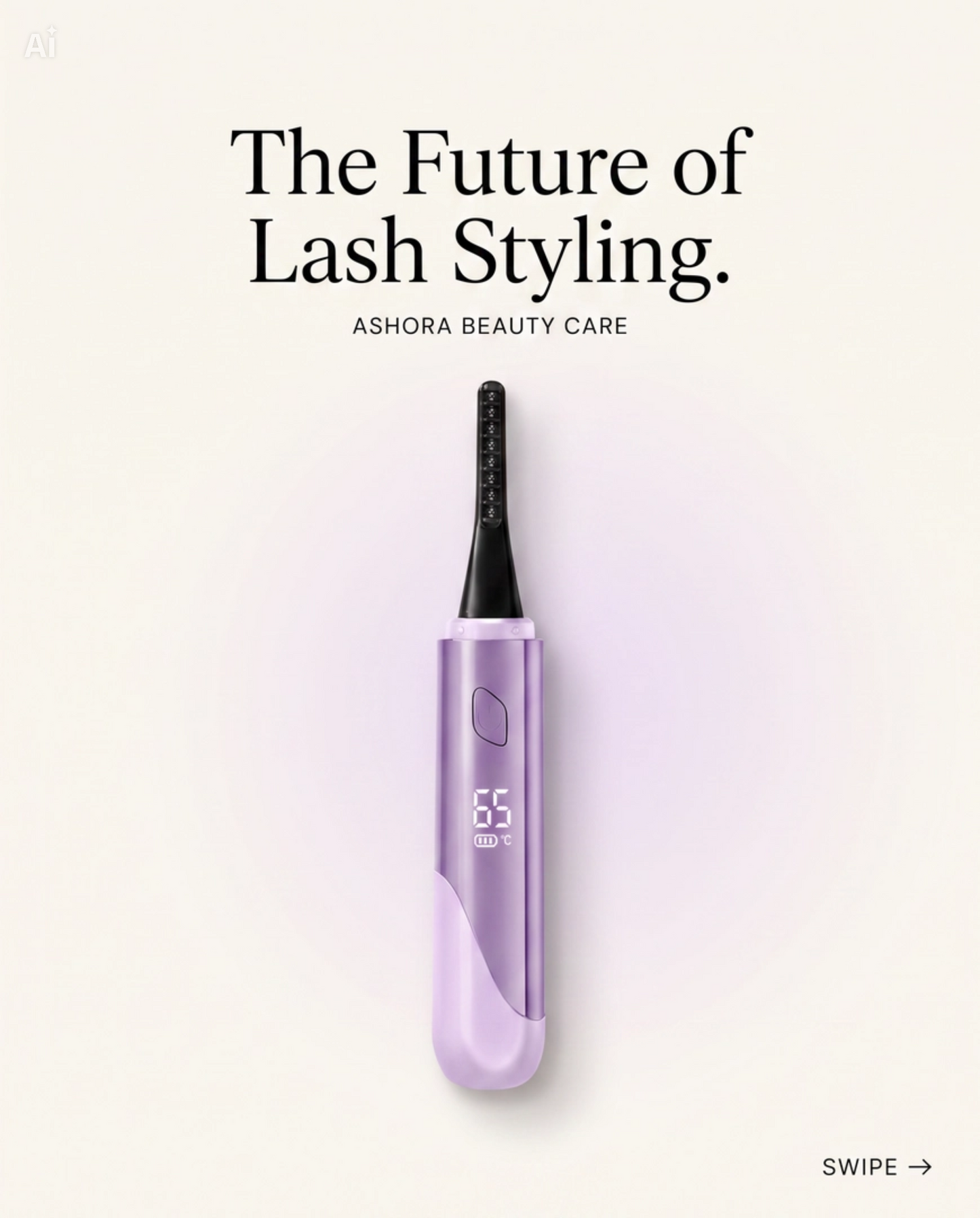 Heated Electric Eyelash Curler — Long-Lasting Salon Curl