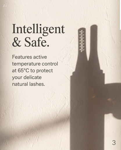 Heated Electric Eyelash Curler — Long-Lasting Salon Curl