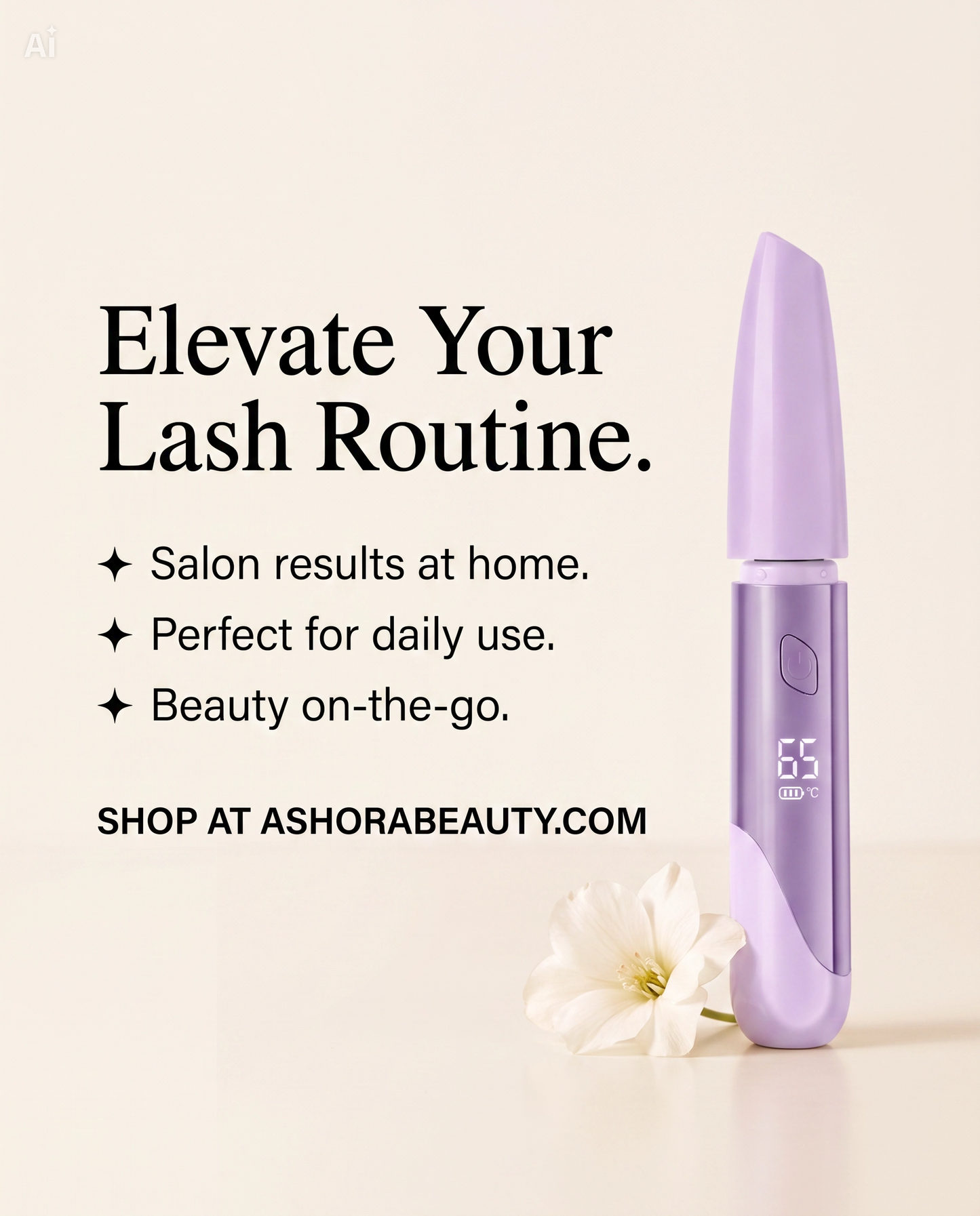 Heated Electric Eyelash Curler — Long-Lasting Salon Curl