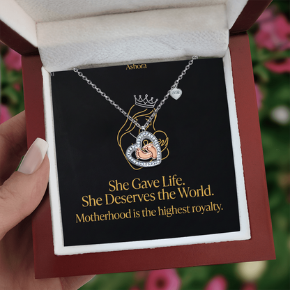Long live the queen Necklace - Version Motherhood