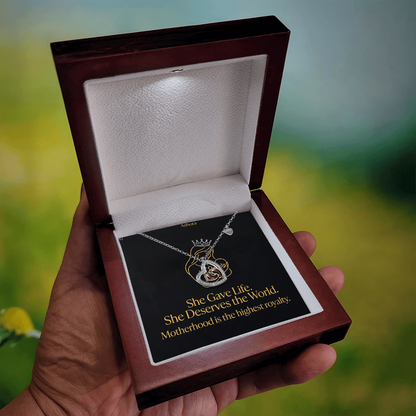 Long live the queen Necklace - Version Motherhood