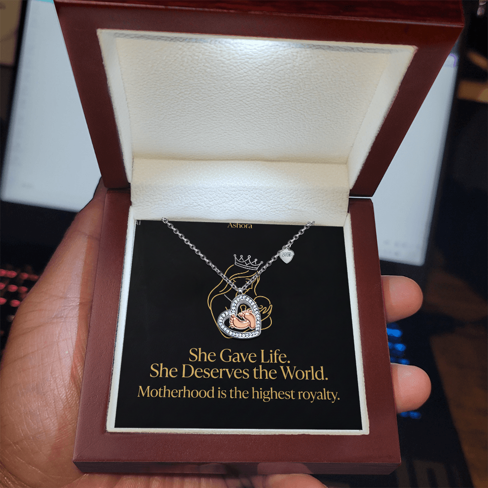 Long live the queen Necklace - Version Motherhood