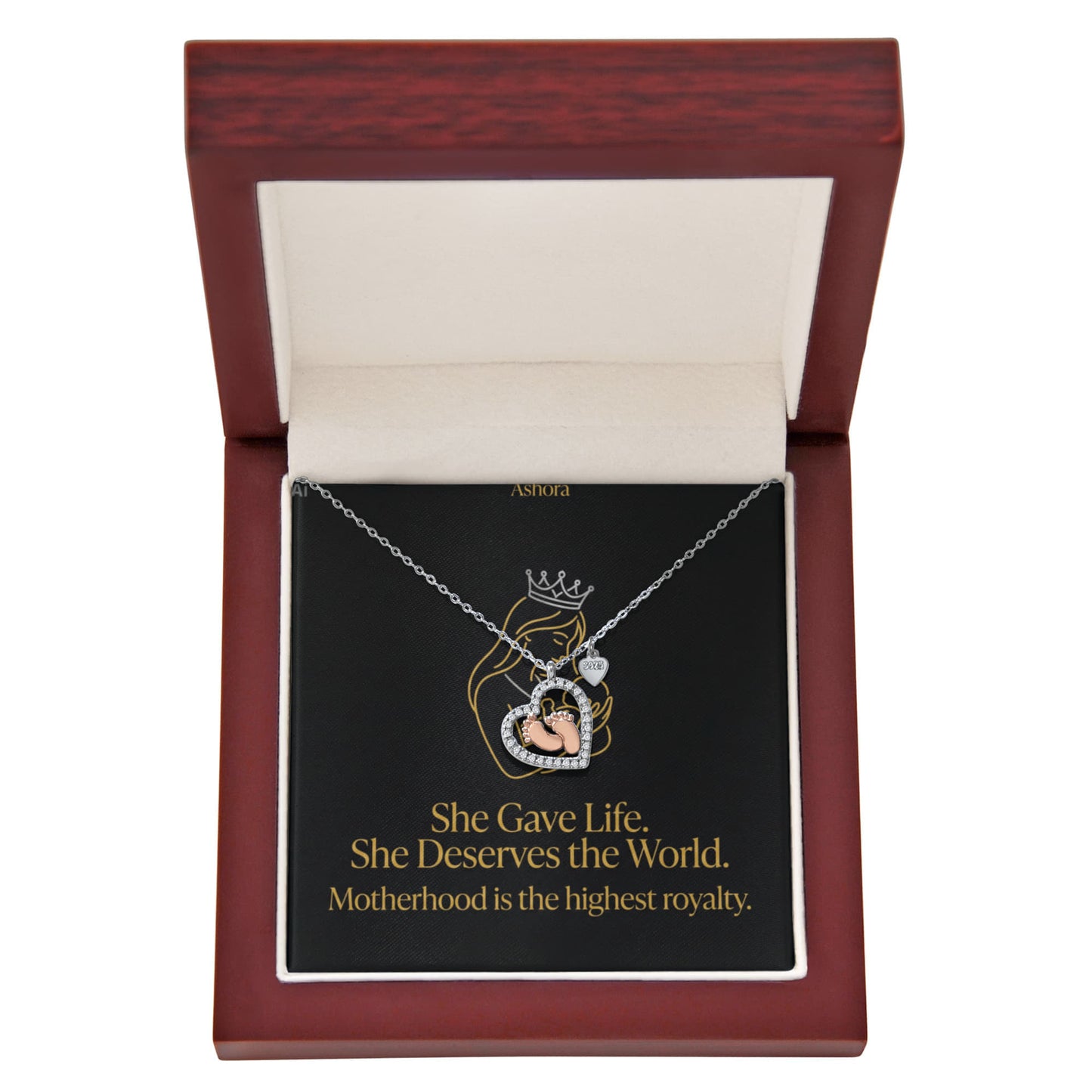 Long live the queen Necklace - Version Motherhood