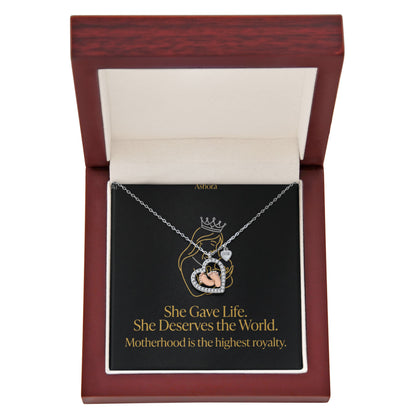Long live the queen Necklace - Version Motherhood